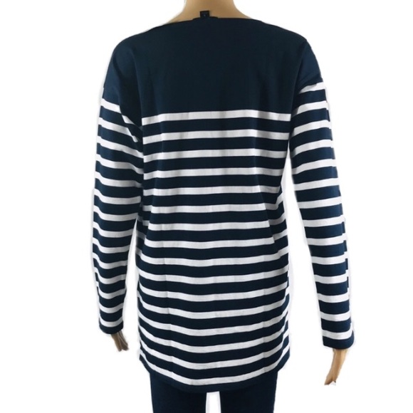 J. Crew striped Long Sleeve Shirt. Size S- Blue and white - Picture 3 of 7